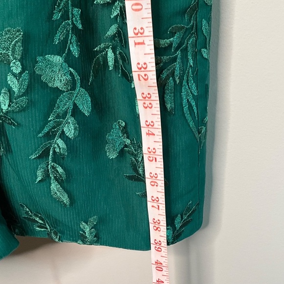 JJ’S HOUSE Emerald Green Fully Lined Cocktail / Special Occasion Dress US Sz 10 - Picture 8 of 11